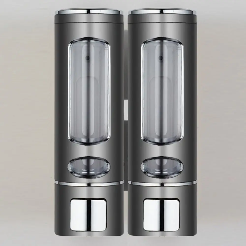 Wall-Mount Soap Dispenser 2/3 Head Refillable Liquid Soap Container Drip Type Large Capacity Hand Sanitizer Jar Shower
