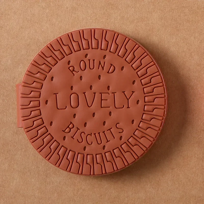 Charming Chocolate Cookie-Shaped Cartoon Notebook - Cute Tearable Handwritten Memo Pads