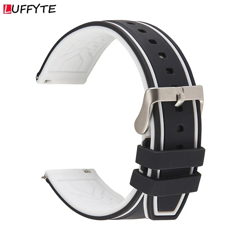Silicone Soft Leisure Watchband - Quick Release Strap