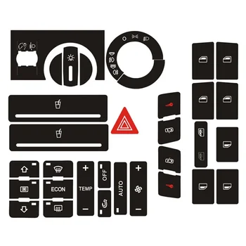 Car Window Air Conditioner Switch Button Repair Sticker For A2 1996-2003 Car Interior Replacement Parts 1