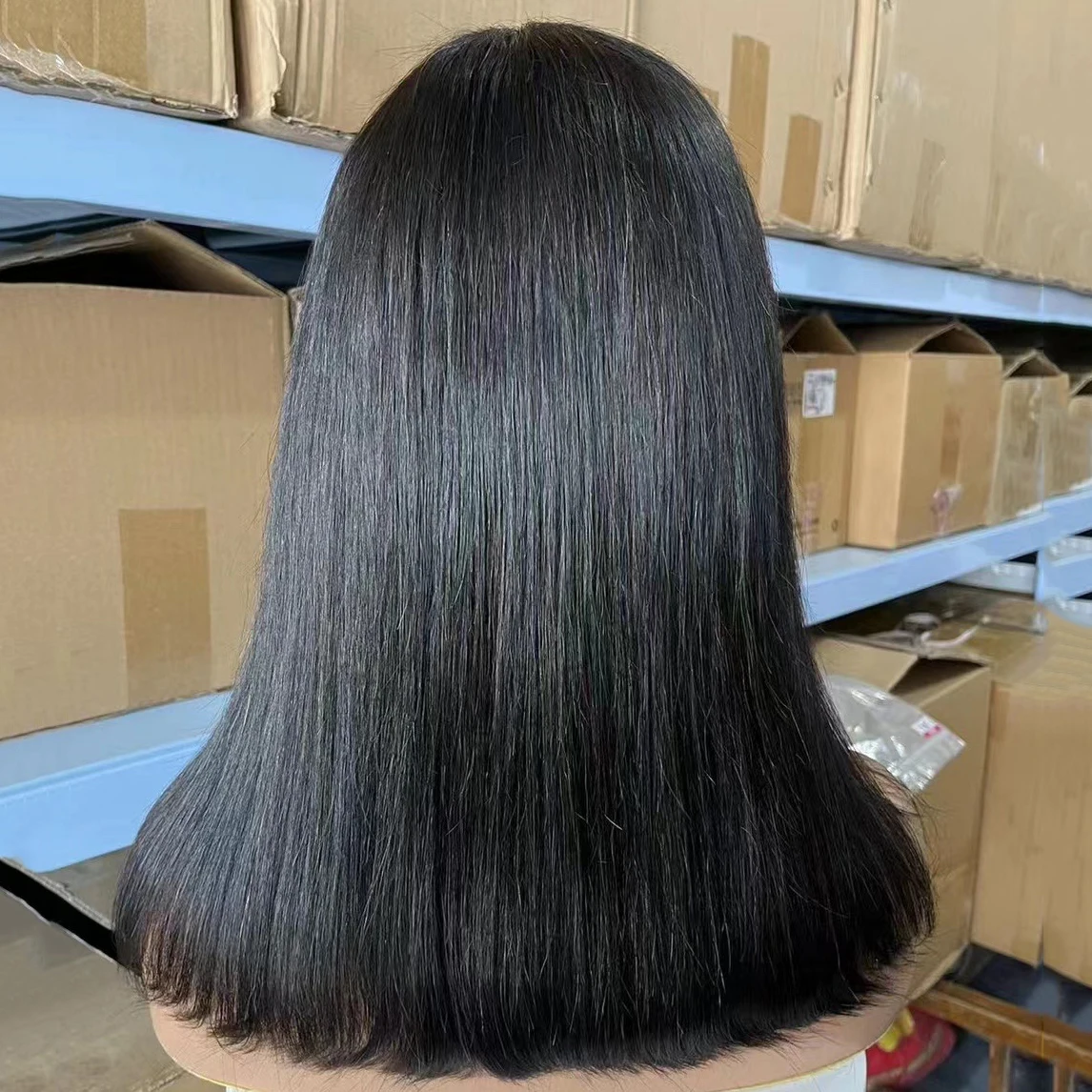 Human Hair Wigs Double Drawn Short Bob Wigs Glueless Vietnamese Straight Wig Human Hair Lace Front Raw Indian Hair Vendor 13x4 Hd Lace Bob Wigs lace front wigs