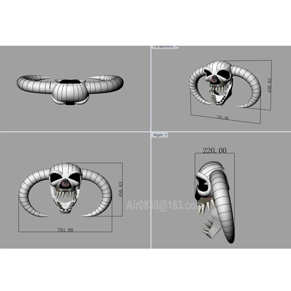 Outdoor Horned Inflatable Skull Arch Giant Airblown Hell Skull Skeleton Head Entrance Archway For Halloween Party Decoration 5