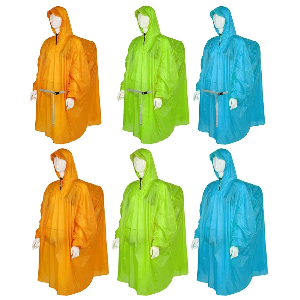 Ultralight Rain Poncho Raincoat Waterproof Adult Raincoat For Hiking Fishing Outdoor Camping Fishing Accessories Practical