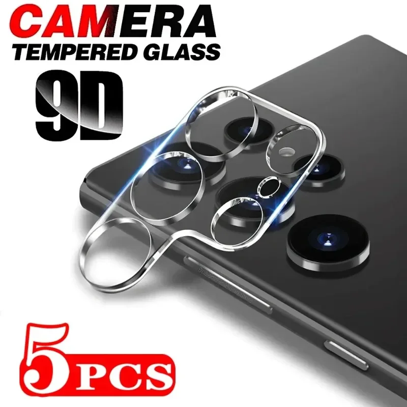 5Pcs Camera Lens Protector Glass For Samsung S24 S23 S22 Ultra Plus S23 FE A55 A35 A15 A14 A34 5G Lens Protective Glass Film_voghion.com
