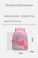 2023 Baby Girls 2-6 Years Old kids Engineering Backpack Cartoon School Backpack Kids Kindergarten Small School Bag Cute Backpack 6