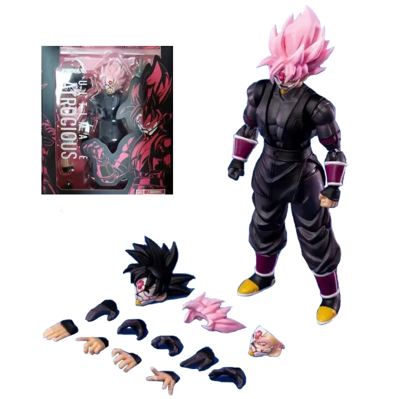 Anime Dragon Ball Figures Shf Goku Black Action Figures Super Saiyan Rose Son Goku Zamasu Figurine Mobile Pvc Model Doll Toys