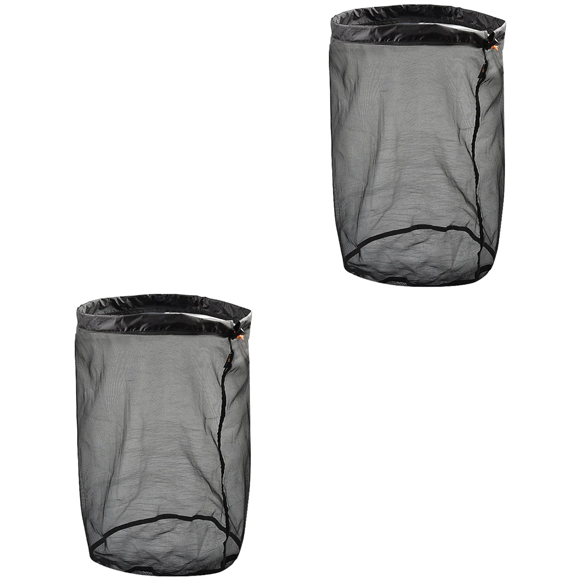 

Set of 2 Compressed Bag Toy Hammock Mesh Organizer Multifunctional Laundry Storage Drawstring