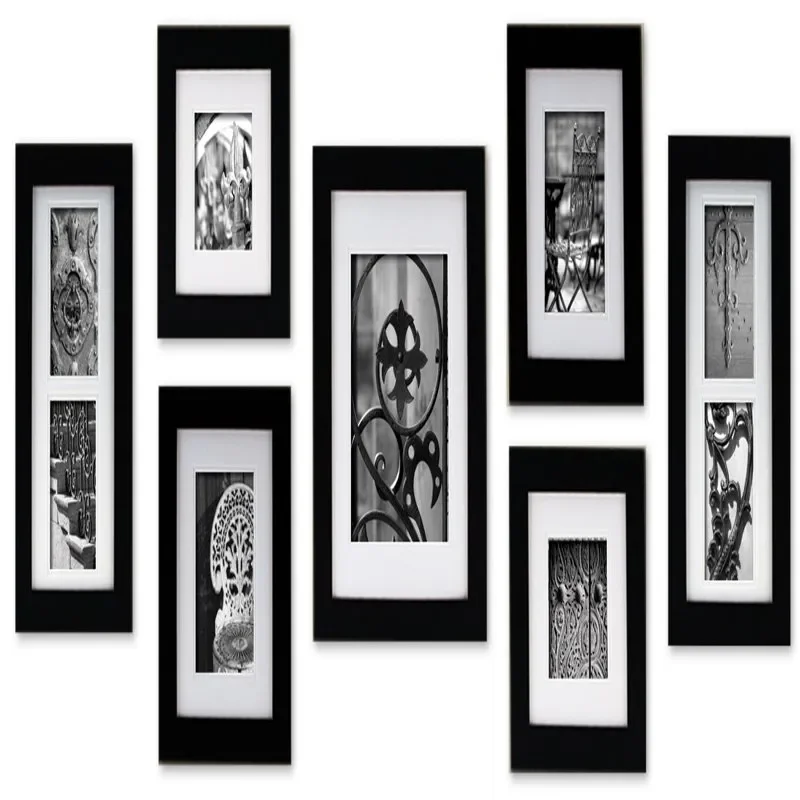 

Create a Gallery 7 Piece 11x14 Gallery Frame Kit, Black
