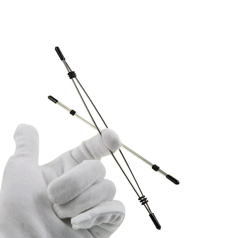Adjustable Metal Nipple Clamps Women Sex Toy 1Pair