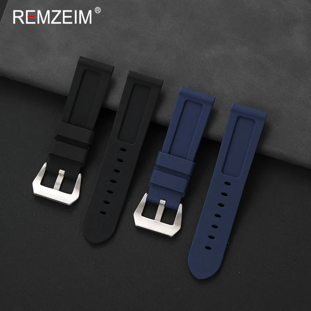Waterproof Silicone Sport Watch Strap - Durable & Comfortable Replacement Wristband