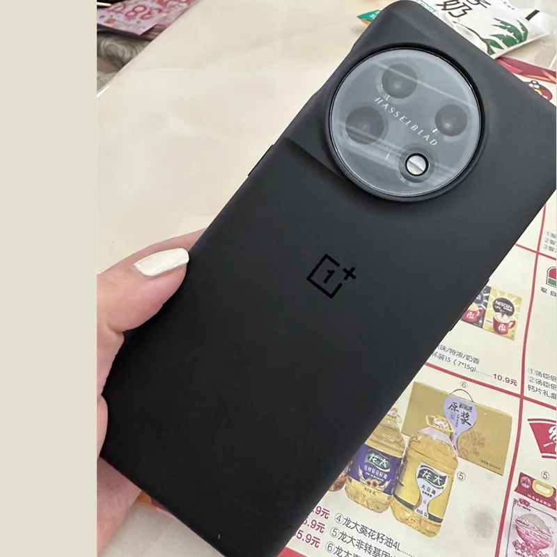 OnePlus 11 ACE2/11R용 슬림 소프트 백 케이스 충격 방지 매트 고무 스킨 오리지널 커버