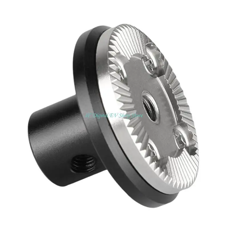 E74D 1 Set Standardgetriebe auf 15 mm Rundstange, Rundrohr, Rosettenmontage, Adapterständer für 15 mm Stangenklemme, Rohrklemme – Detail 1