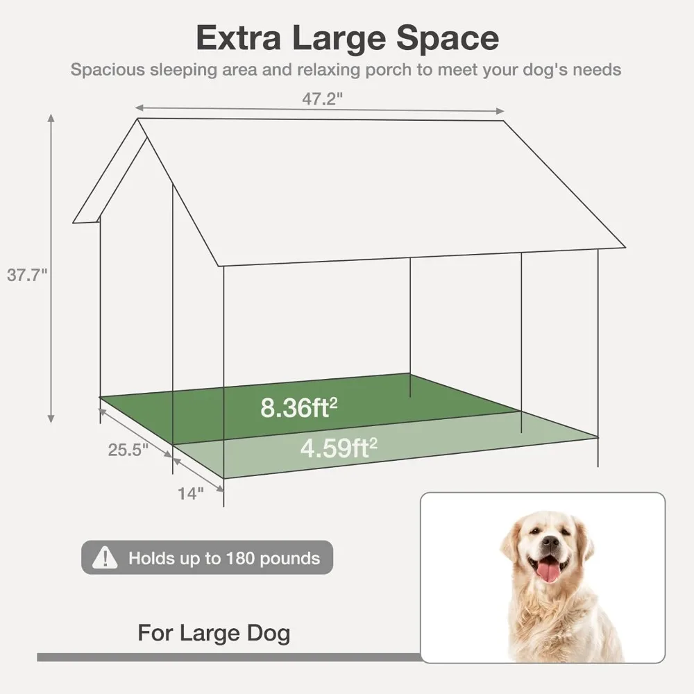 Outdoor Weatherproof Dog House 5