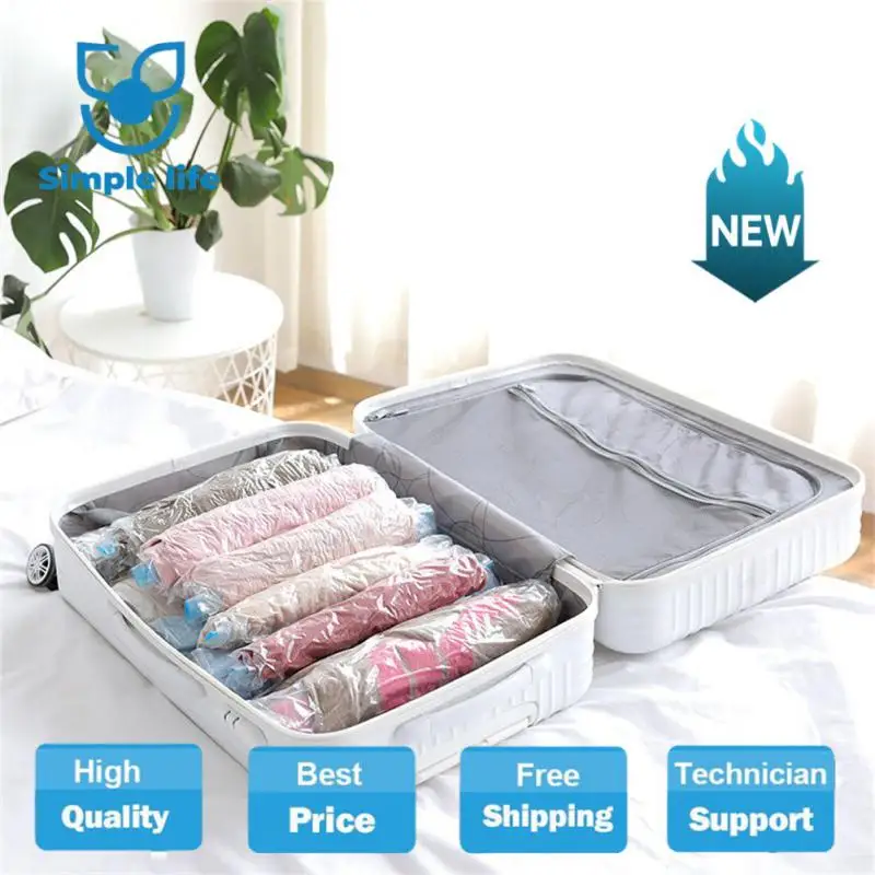 수동 진공 압축 가방 롤업 도장 가방, 여행 공간 절약 보관 가방, 의류 정리함 재사용 가능 포장 가방, 2023