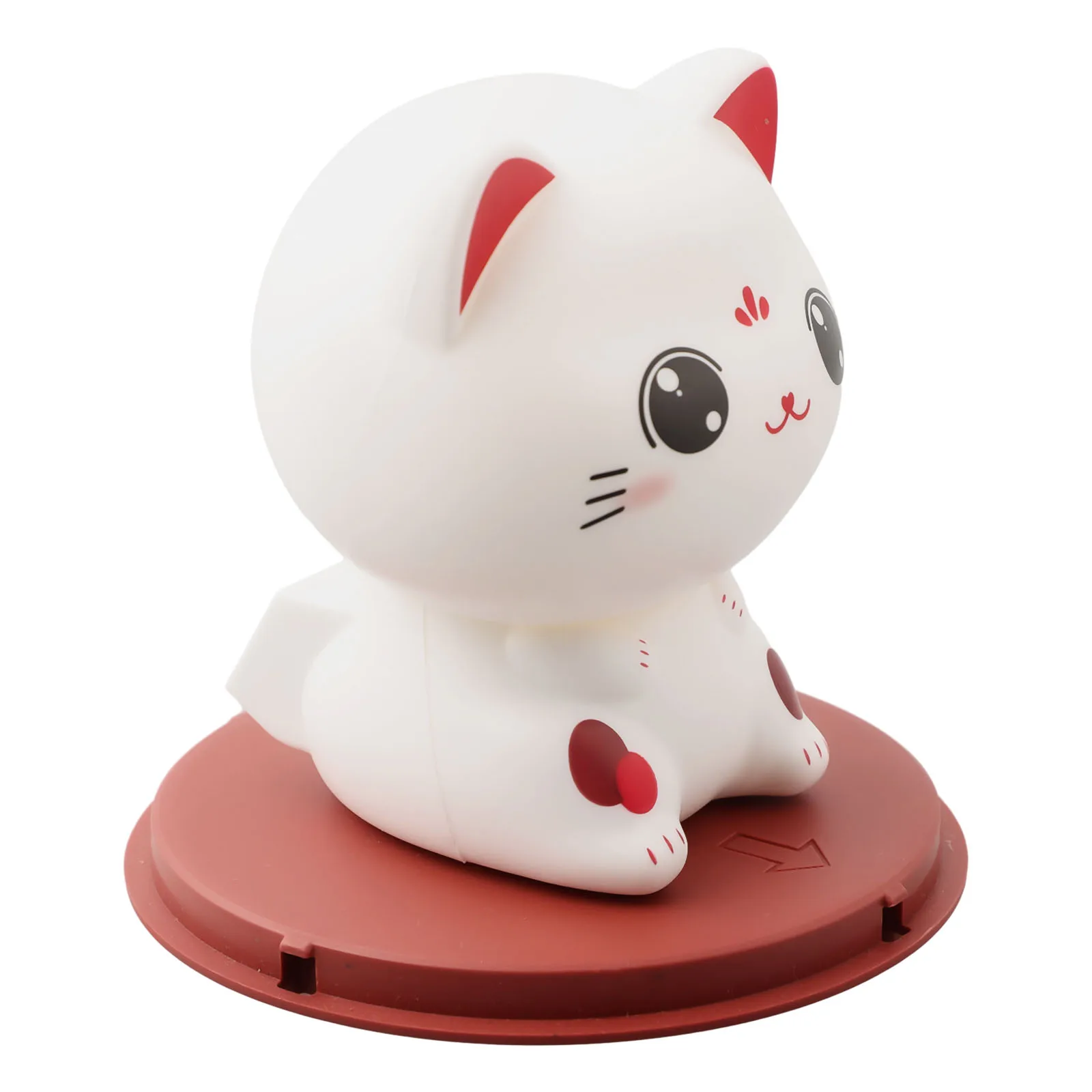 

Adorable Solar Nodding Cat Eco Friendly Car Ornament Bring Happiness and Auspiciousness Perfect for Home or Office