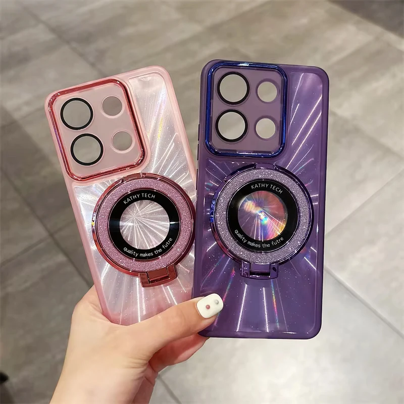 Glitter Phone Case With Holder For Xiaomi Redmi Series Protective_voghion.com
