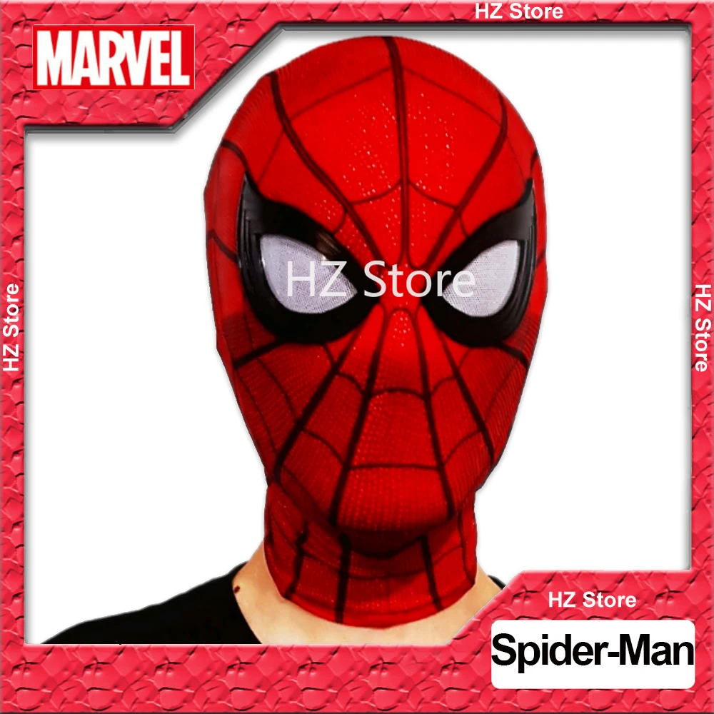 Máscara de Spiderman de Marvel: lejos de casa, Peter Parker 3D 1:1, disfraz  de Cosplay hecho a mano, máscaras de superhéroe para regalo de cumpleaños -  AliExpress