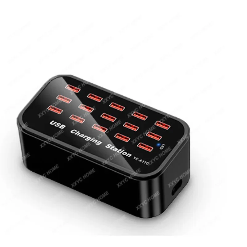

Mobile Phone Charger 15-Port USB Flash Charger 100W Multi-Port Charger