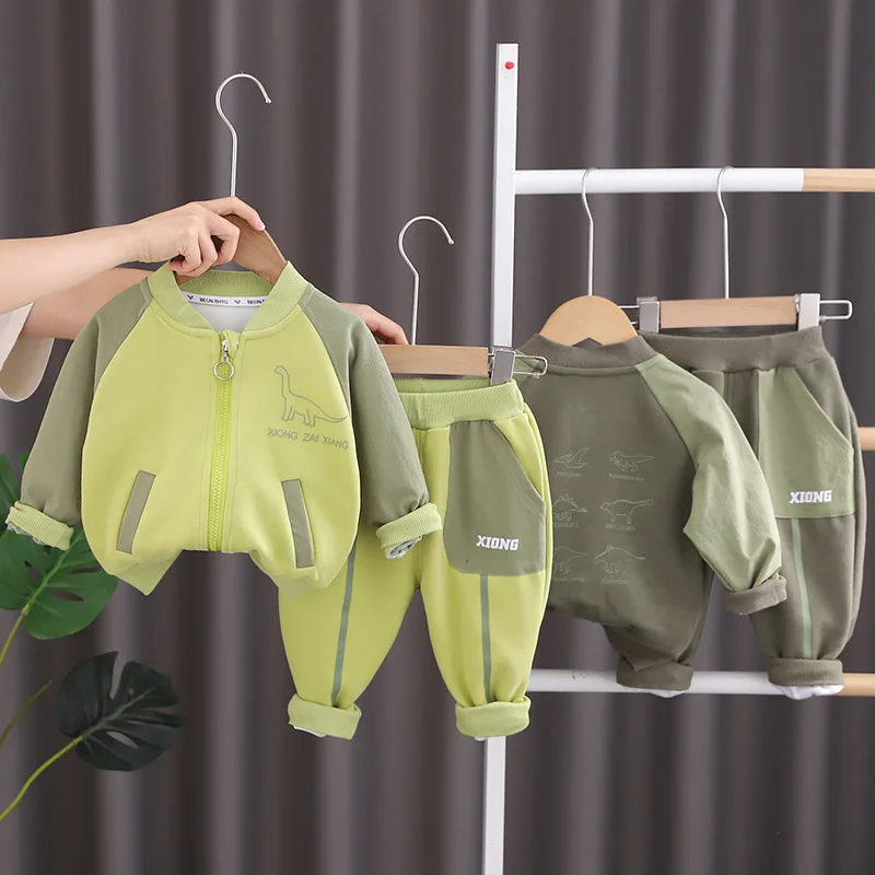 

Boys Clothes Sets Spring Autumn 2024 Children Cotton Jackets Pants 2pcs Tracksuits For Baby Girl 5 Years Old Kids Outfit Costume