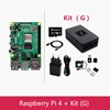 Official Original Raspberry Pi 4 Model B 4b Dev Board or Kit(G) RAM 1GB 2GB 4GB 8GB Core CPU 1.5Ghz 3 Speeder Than Pi 3B+ 2