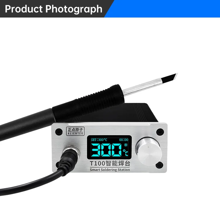 T100 Soldering Station Adjustable Temperature Electronic T12 Smart Welding Stati