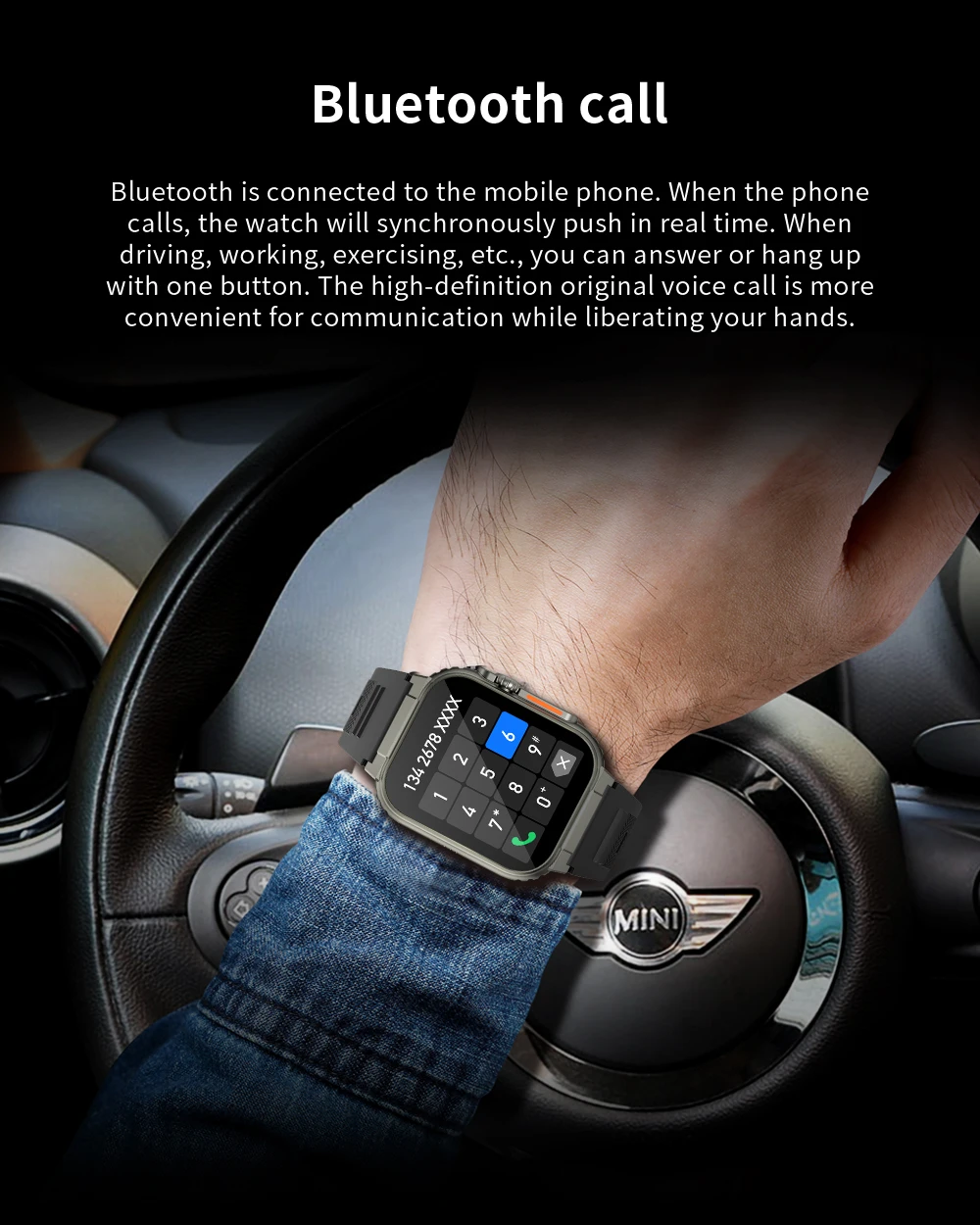 IP68    ڵ  ƮϽ ƮĿ Ʈ ð   Smartwatch