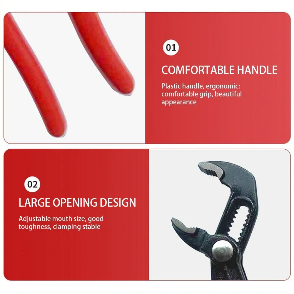 Adjustable V-Jaw Groove Pliers 4