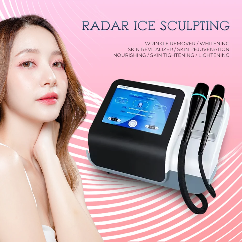 Anti-Aging Beauty Machine Radar Carving Ice Sculpting Face Lifting Wrinkle Removal Aesthetic Apparatus Beauty Salon Home Use