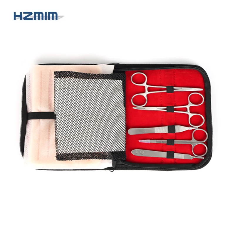 

Medical Science Surgical Suture Practice Pad Portable Suturing Kit Education Use