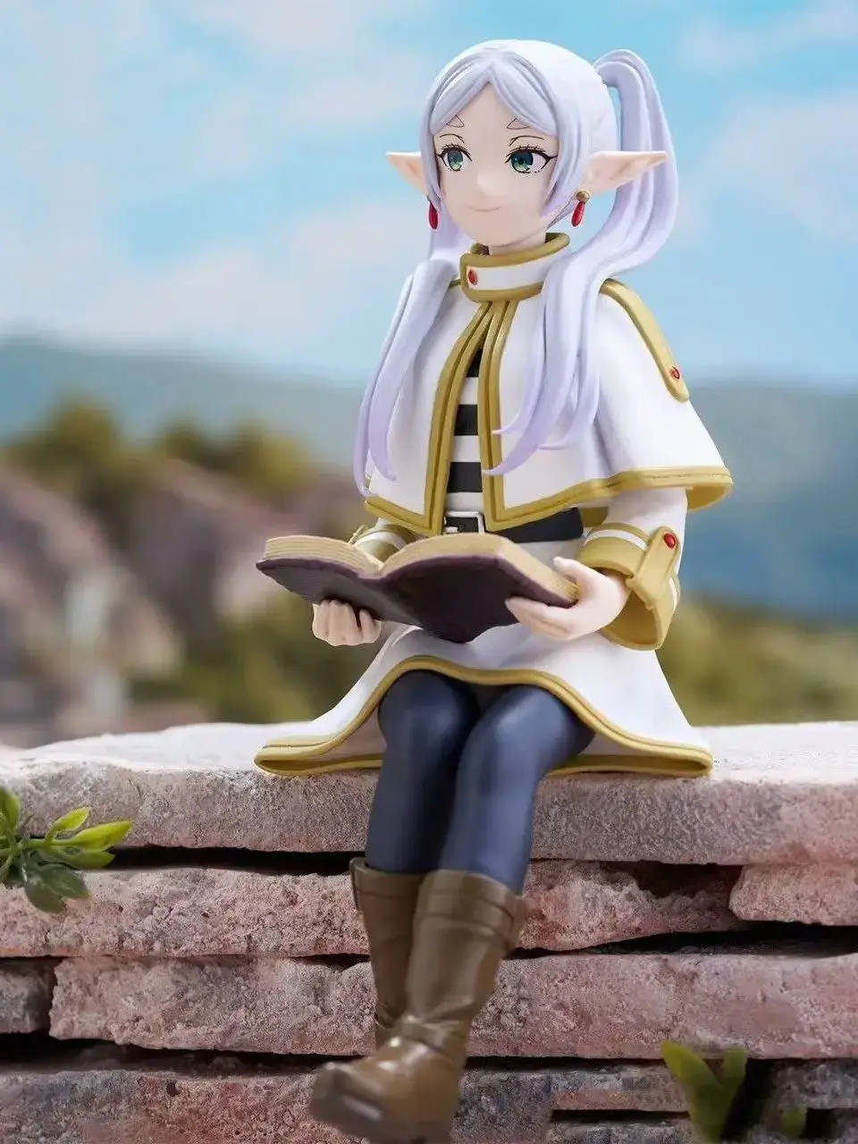 Sitting Reading Pose Anime Action Figure - Premium PVC Collectible