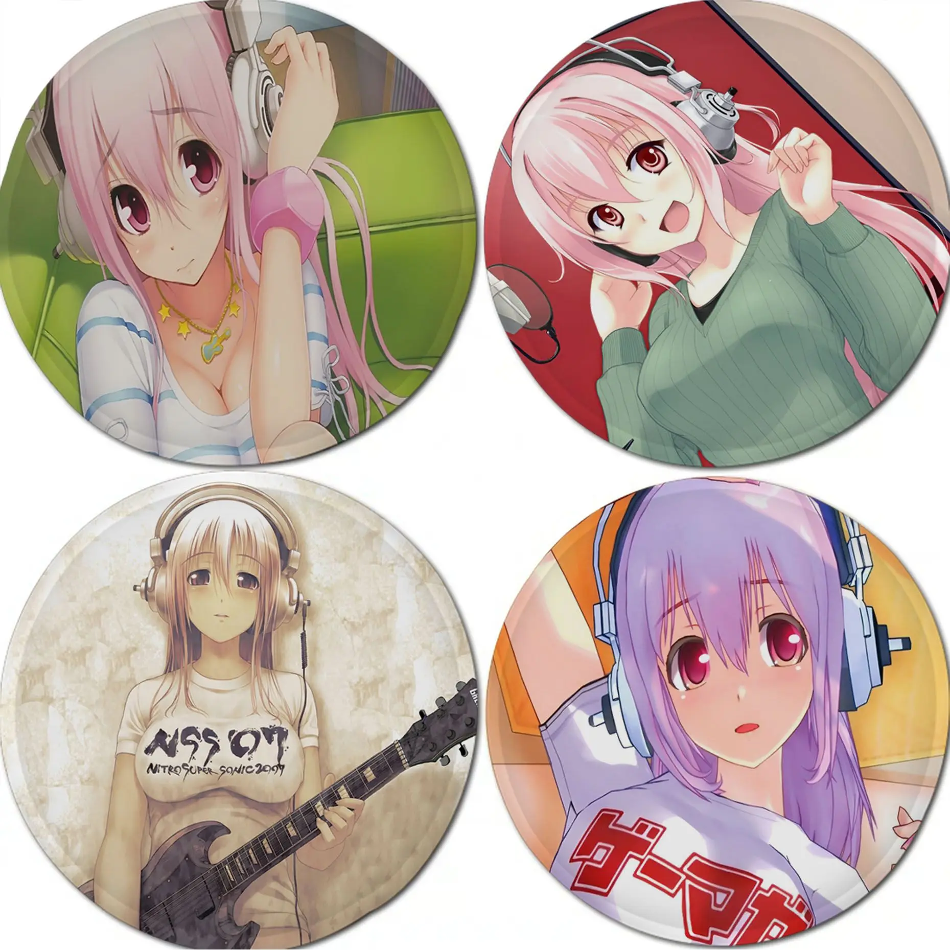 

Super Sonico Cushion Mat European Dining Chair Cushion Circular Decoration Seat For Office Desk Chair Mat Pad