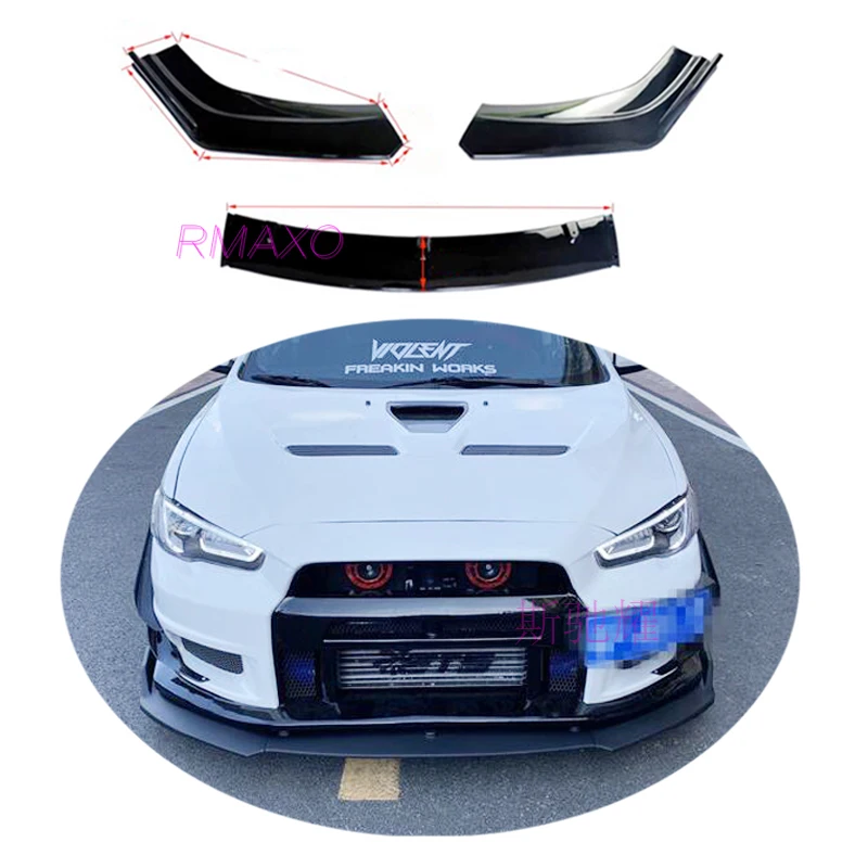 

Передний спойлер для Mitsubishi Lancer 2006-2015, задний спойлер для заднего бампера