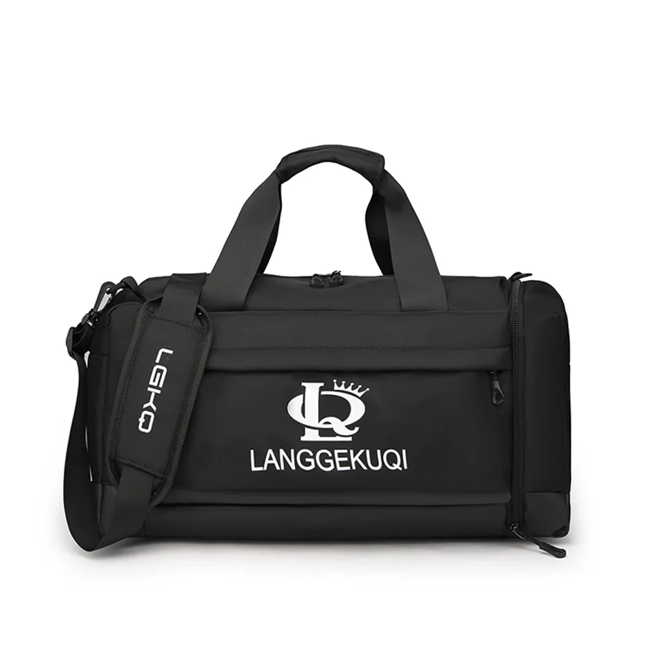 Waterproof nylon women\'s travel Tote bag Youth zipper large capacity handbag Women\'s travel Top-handle bag