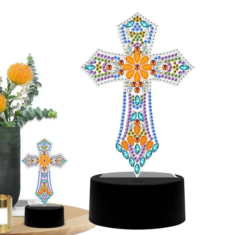 

Rhinestones LED Light Rhinestone LED Rechargeable Art Painting Cute Painting Kits For Fine Motor Skills Colorful Craft Kit For