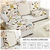 Stretch Sofa Seat Cushion Cover Furniture Protector Slipcover Sofa Covers for Living Room Soft Flexibility with Elastic Bottom 4