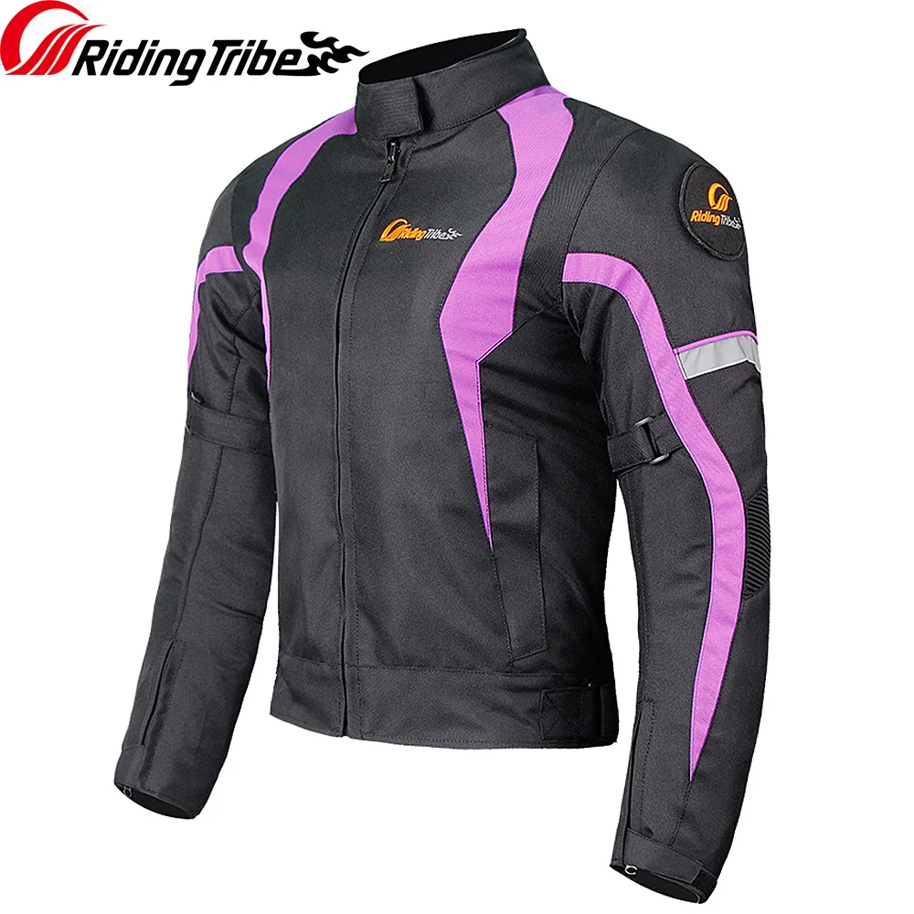 Woman Motorcycle Winter Jacket Thermal Windproof Clothing Body Riding Safety Coat Built-in Protective Pads and Warm Liner JK-64