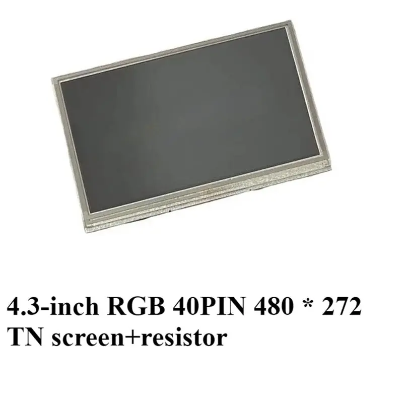 A97I-480X272 해상도 4.3인치 LCD 화면 40핀 플러그인 화면 게임용 저항 입력 기능이 있는 4.3인치 터치스크린