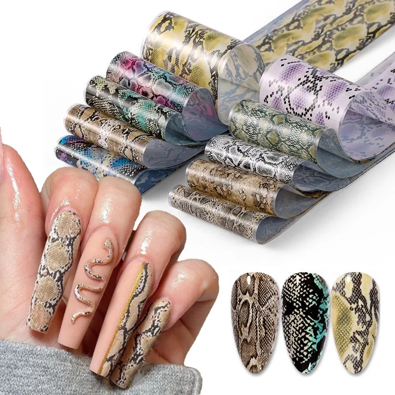 10 Roll Luxury Designer Nail Transfer Foil
