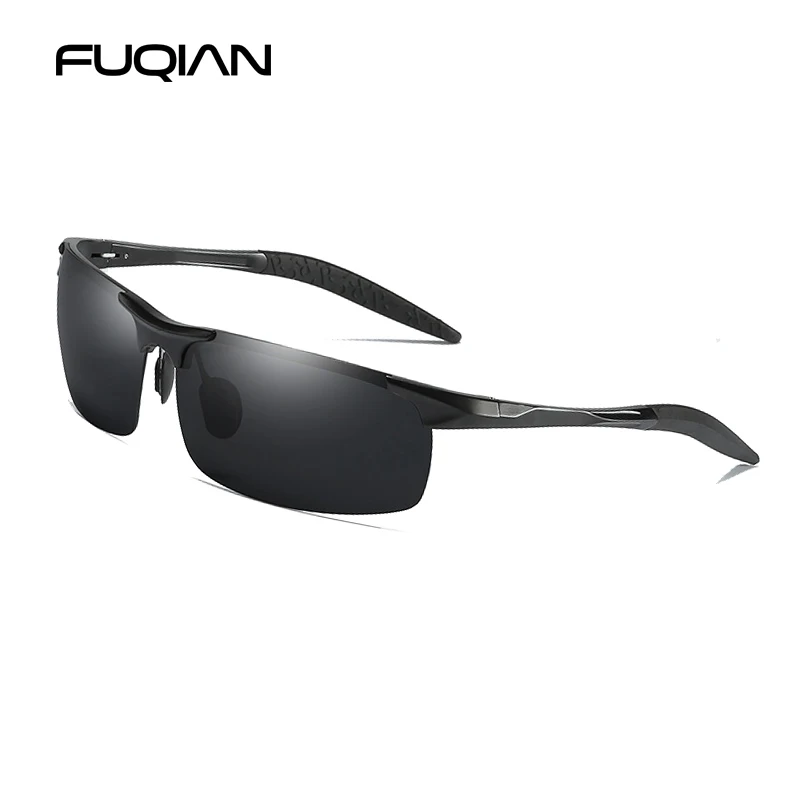 Sports Polarized Sunglasses Men High Qulity Aluminum Magnesium Sun