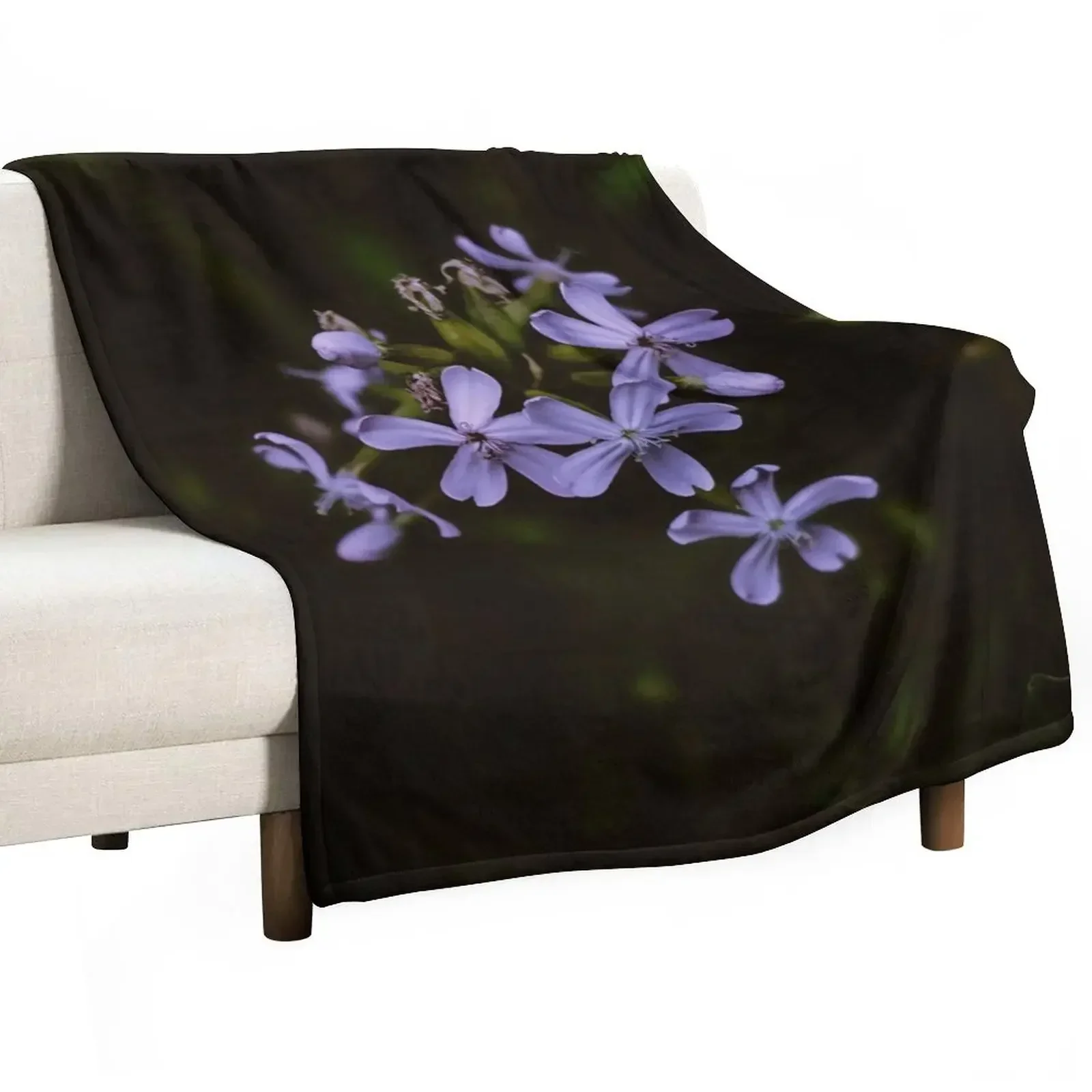 

New Dark Soapwort Throw Blanket Summer Vintage Blankets