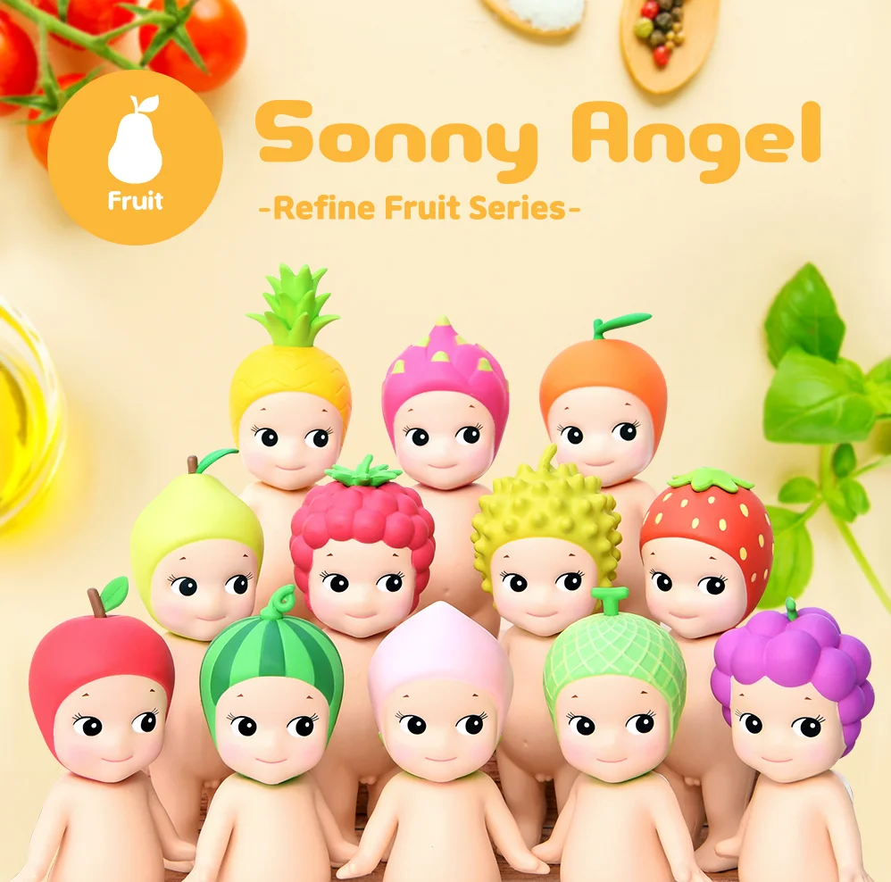 

Fruit Series Sonny Angel Durian strawberry Dragon Fruit pineapple apple berry orange watermelon grape handwork lovely decoration