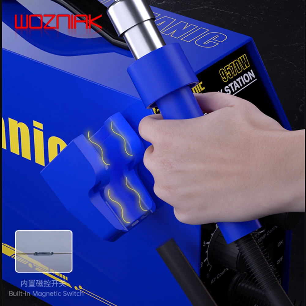Station soudage dessoudage 957DW 2 rouleaux air chaud 220V EU