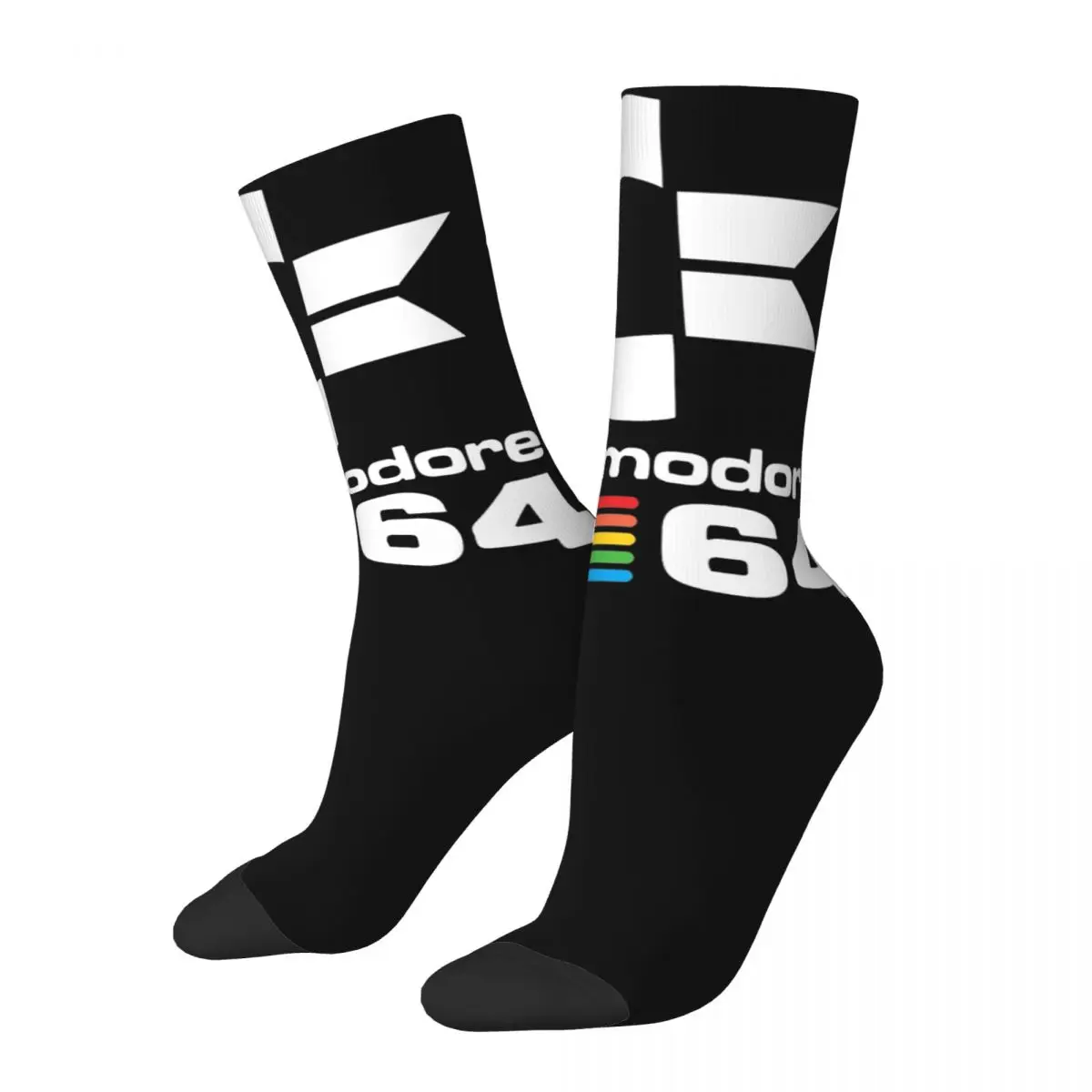 Hip-Hop Commodore Logo Theme Design Cozy Socks Merch All Season Commodore 64 Comodi Calzini Dell'Equipaggio Traspiranti