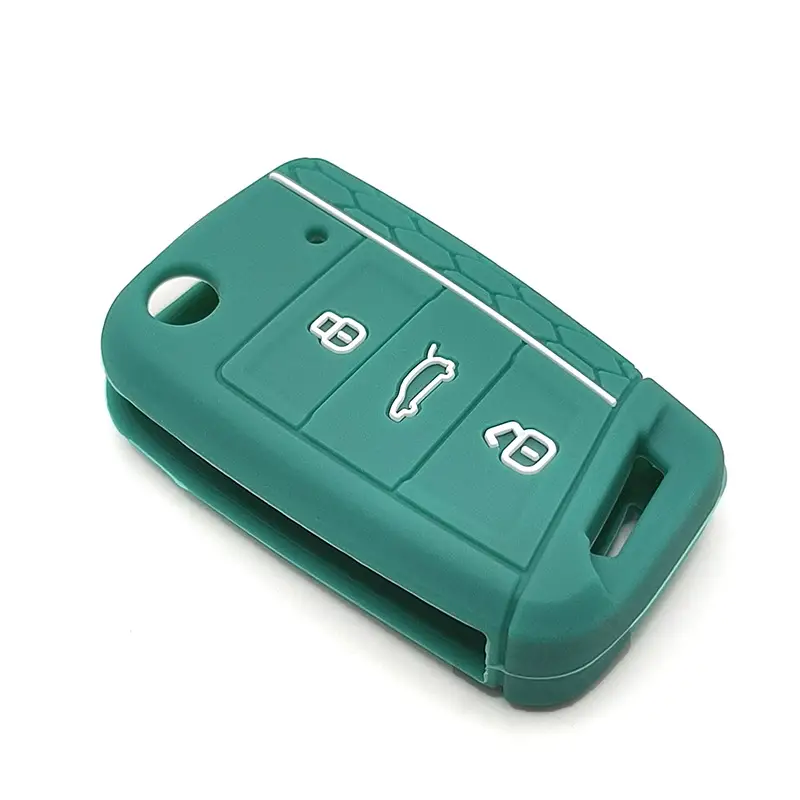 For VW Golf 7 GTI POLO T-Cross T-Roc Touran Tiguan Skoda Octavia Rapid Kodiaq Fabia Seat Ibiza Leon Ateca Arona Key Case Cover - Image 4