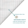 MAXSHARER Grounding bed sheet conductive Silver fiber flat sheet Organic Cotton Earthing sheet for Better Sleep Nature Health 3