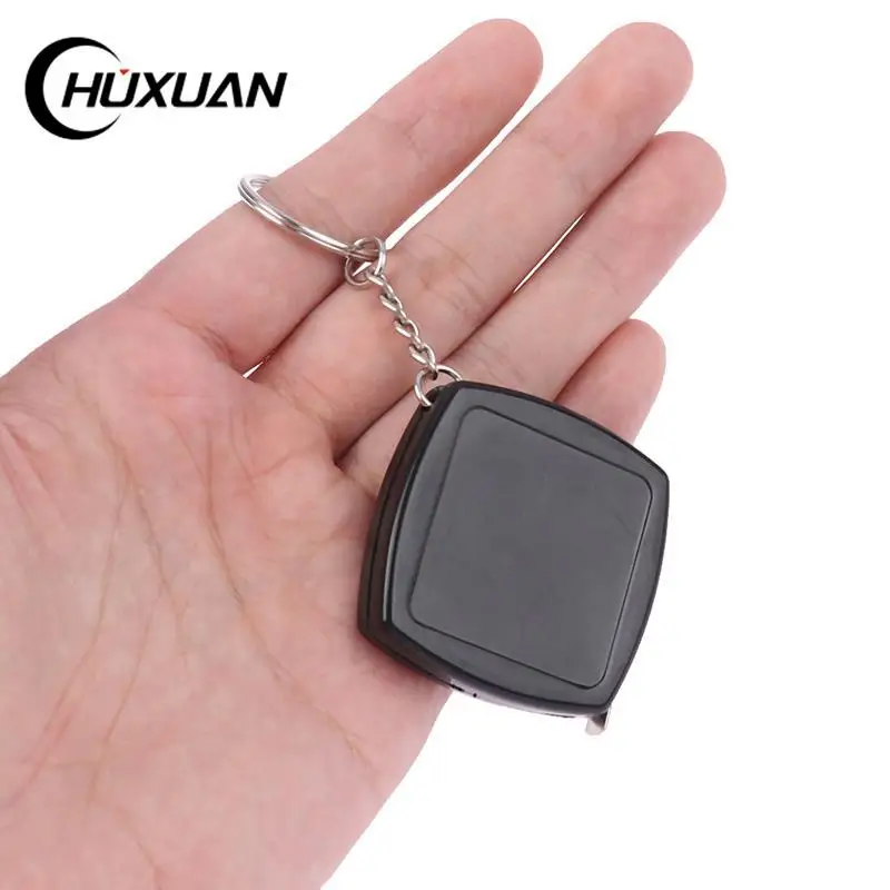 Square Tape Measure 1pc 2m Retractable Key Chain