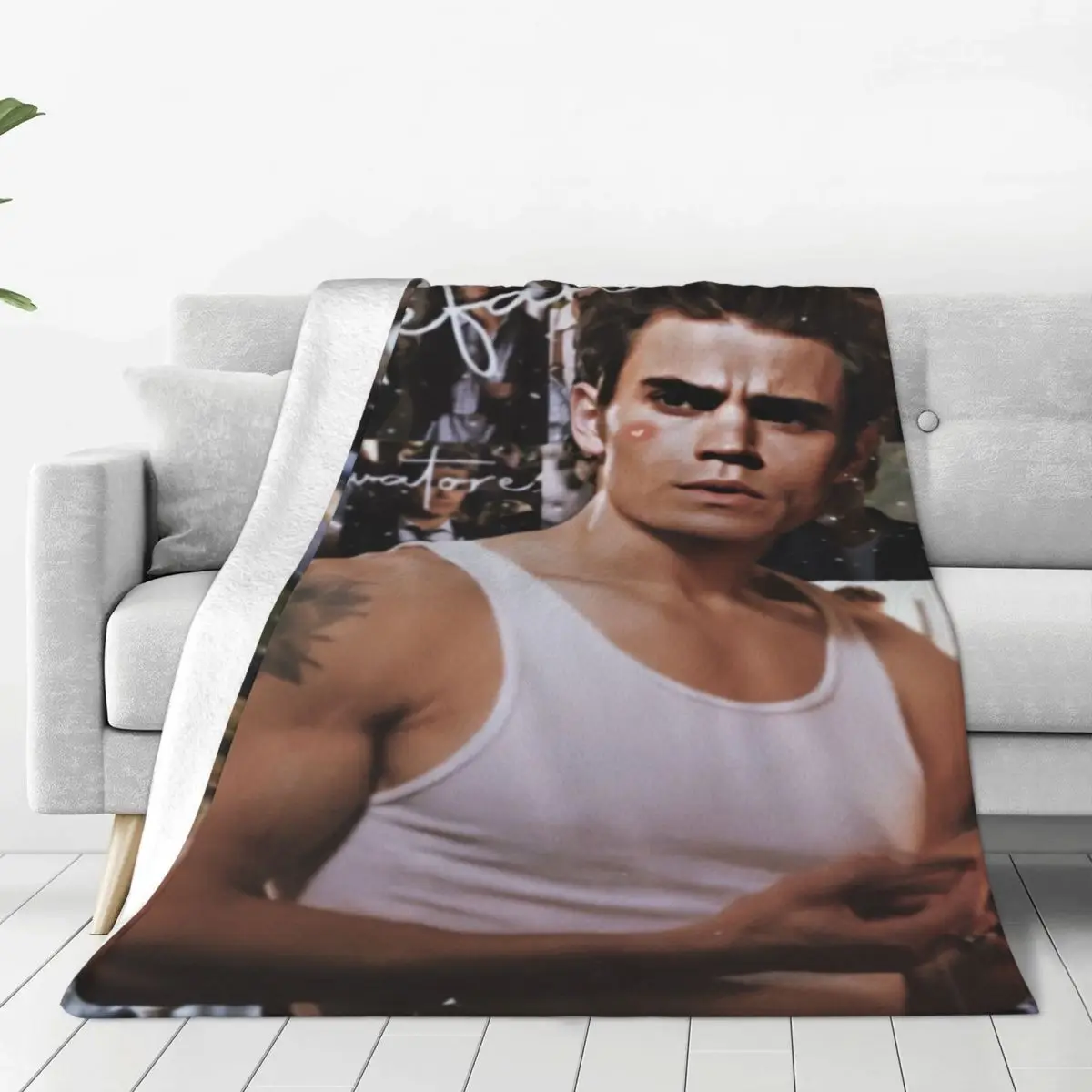 

Одеяло с дневниками вампира Paul Wesley, Коралловое флисовое плюшевое летнее портативное тонкое одеяло для постельного белья, Дорожный Коврик