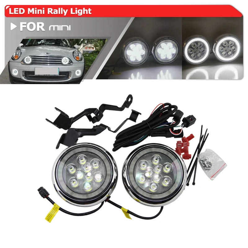 Luz de led para mini cooper r55 r56 r57 r58 r60 e4 r87, holofote