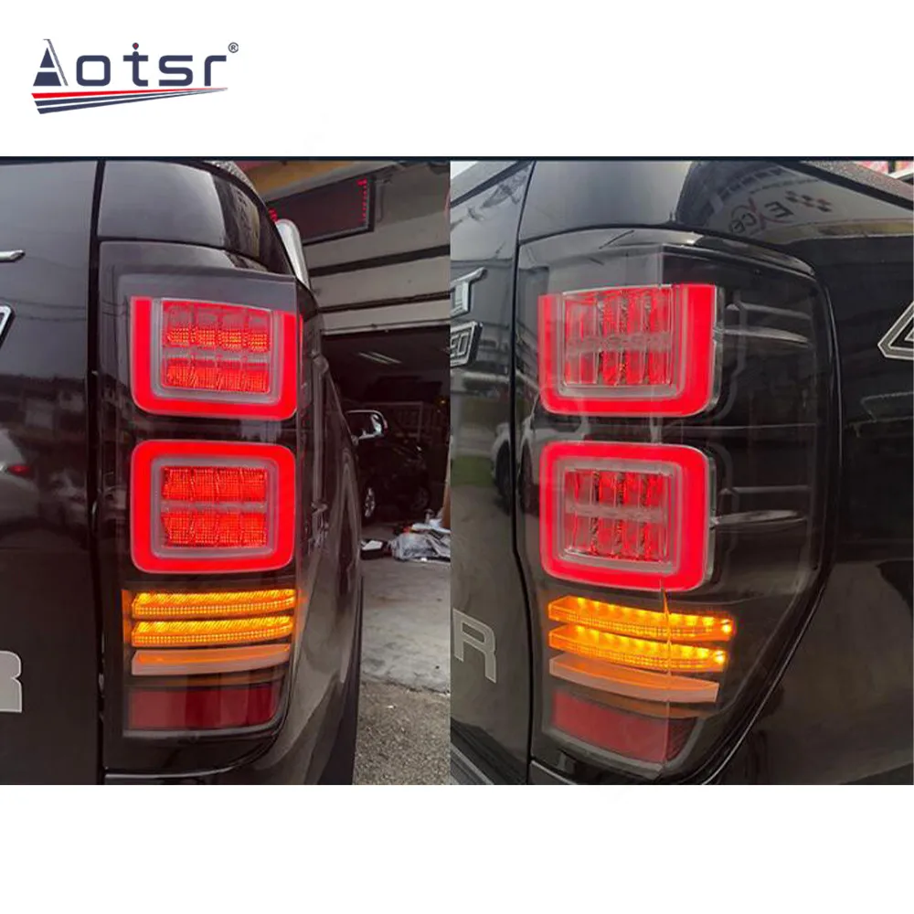 

Car Tail Lights Automotive Parts For Ford Ranger 2012 2013 2014-2020 Taillights Rear Lamp LED Signal Reversing Parking Lights