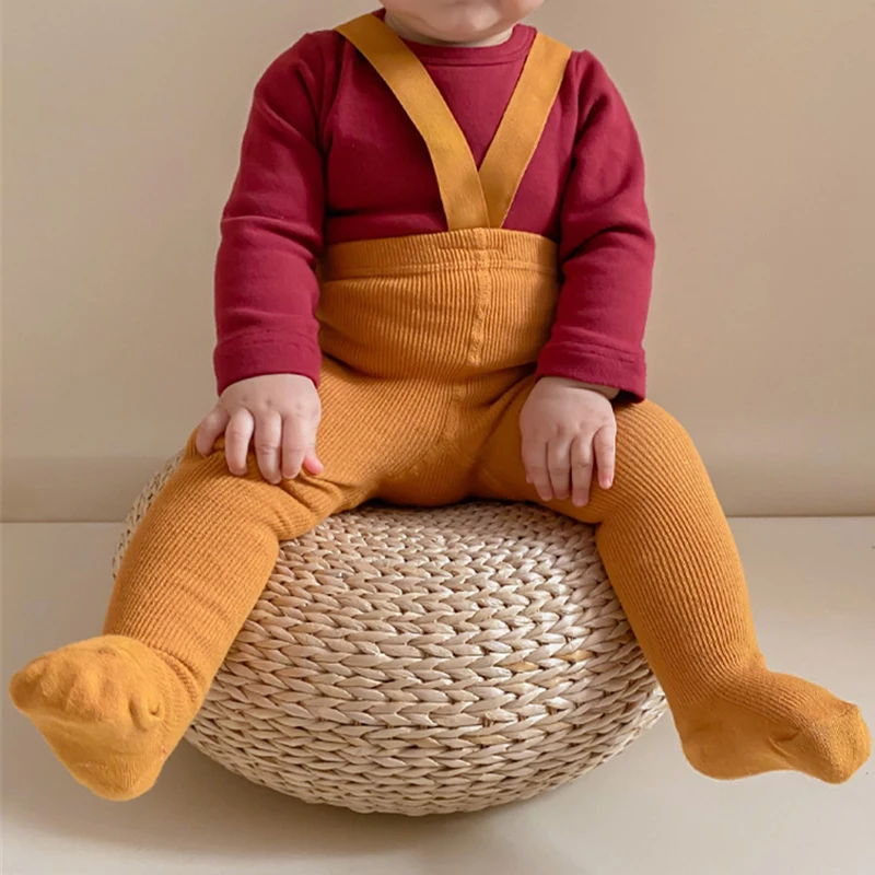Kids Socks Kids Pantyhose Toddler Tights Kids Leggings 0-3T Baby Boy Girl High Tights Infant Pantyhose Cotton Baby Girl Pants Kids High Waist Knit Pantyhose Bandage Leggings Tight